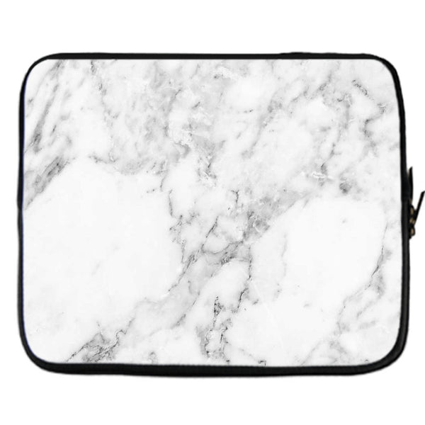 White Marble Macbook Sleeve