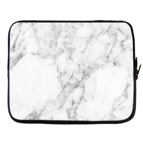 White Marble Macbook Sleeve