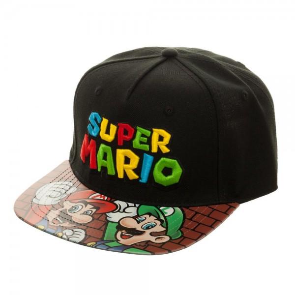 Super Mario Bros. Printed Vinyl Bill Flatbill